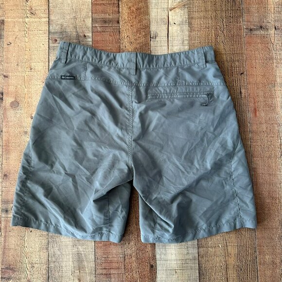 Columbia Mens Size 36" Gray Cargo Shorts With Pockets Outdoor Adventure Ready - Picture 11 of 12